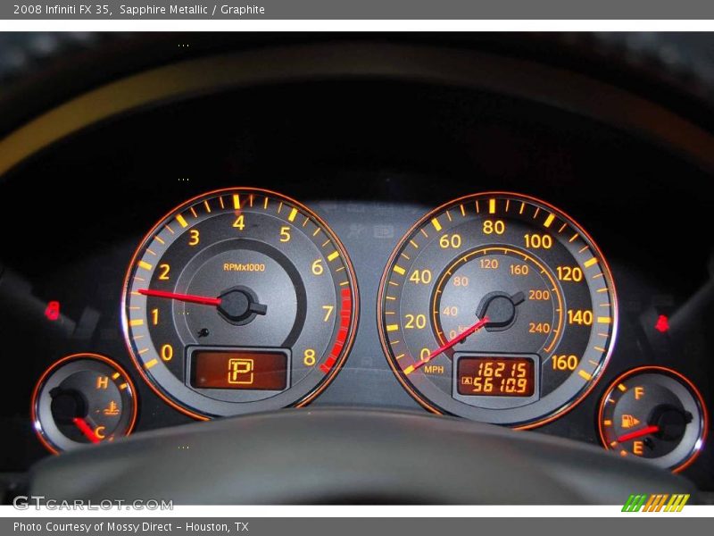 Sapphire Metallic / Graphite 2008 Infiniti FX 35