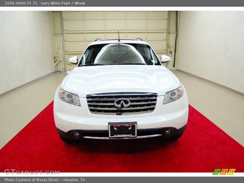 Ivory White Pearl / Wheat 2008 Infiniti FX 35