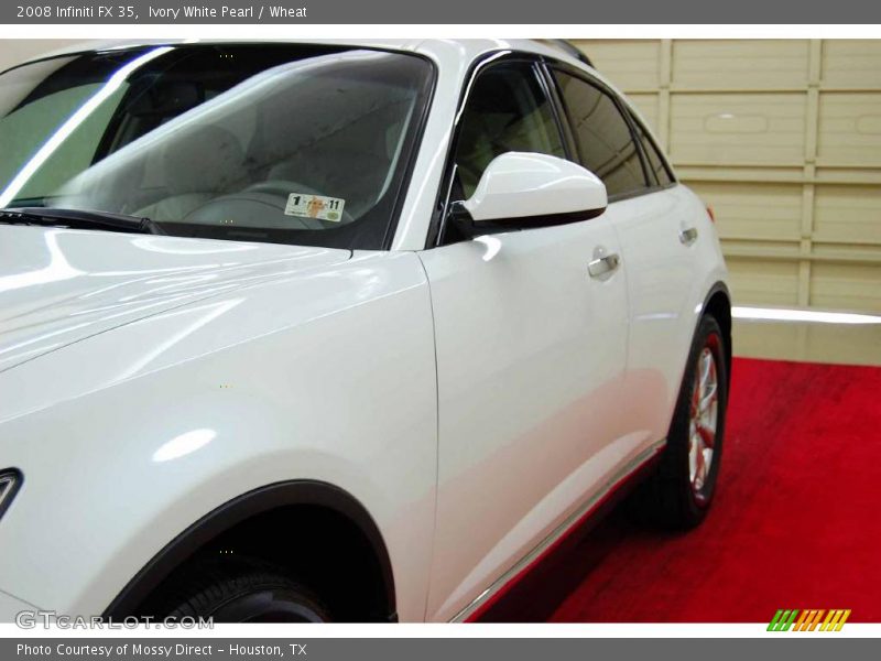 Ivory White Pearl / Wheat 2008 Infiniti FX 35
