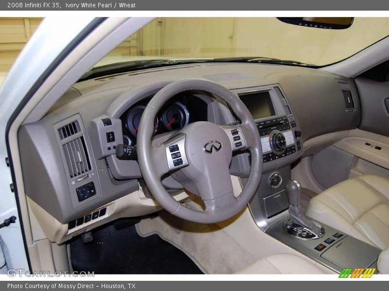 Ivory White Pearl / Wheat 2008 Infiniti FX 35