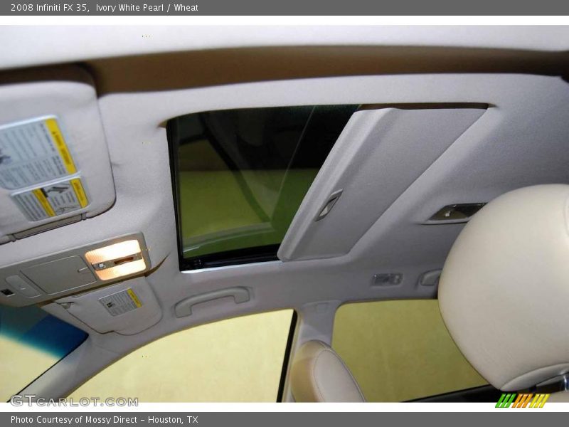 Ivory White Pearl / Wheat 2008 Infiniti FX 35