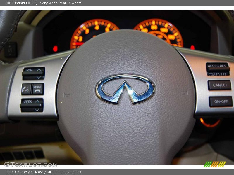 Ivory White Pearl / Wheat 2008 Infiniti FX 35