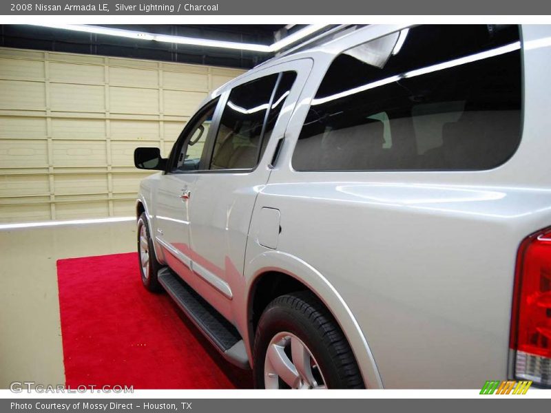 Silver Lightning / Charcoal 2008 Nissan Armada LE
