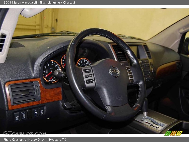 Silver Lightning / Charcoal 2008 Nissan Armada LE