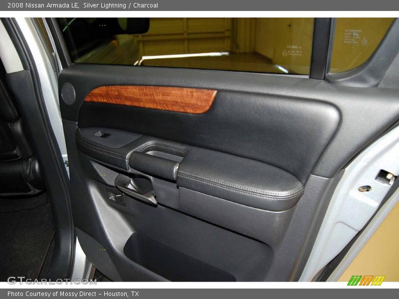Silver Lightning / Charcoal 2008 Nissan Armada LE