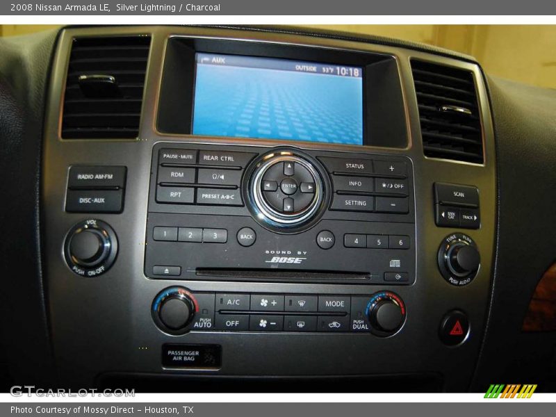 Silver Lightning / Charcoal 2008 Nissan Armada LE