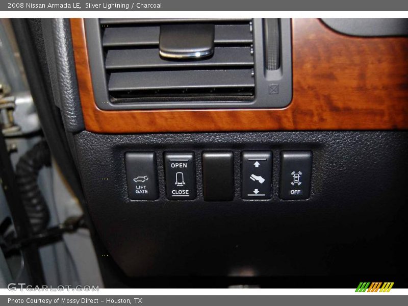 Silver Lightning / Charcoal 2008 Nissan Armada LE