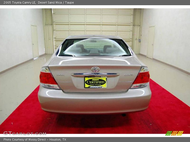 Desert Sand Mica / Taupe 2005 Toyota Camry LE