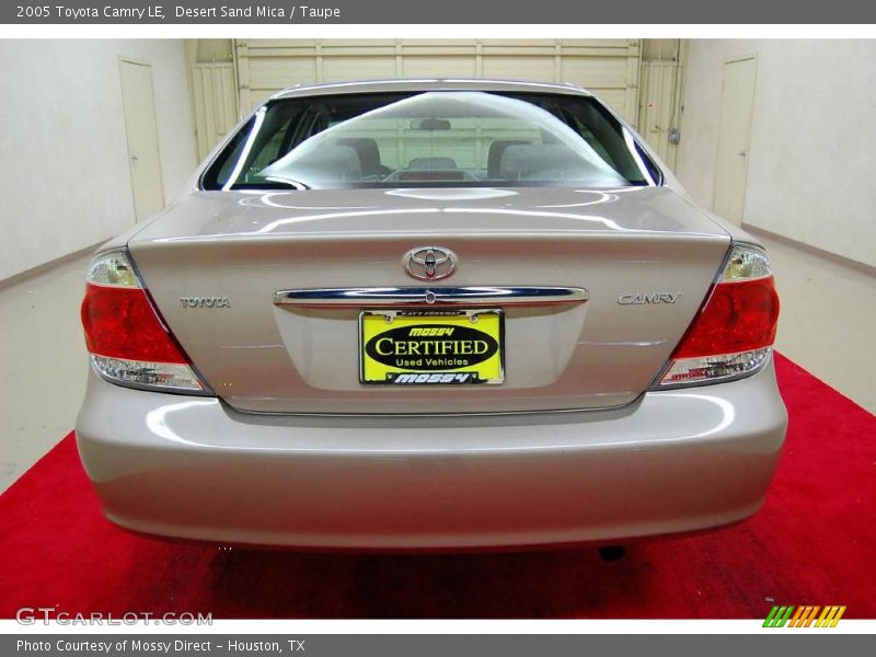 Desert Sand Mica / Taupe 2005 Toyota Camry LE