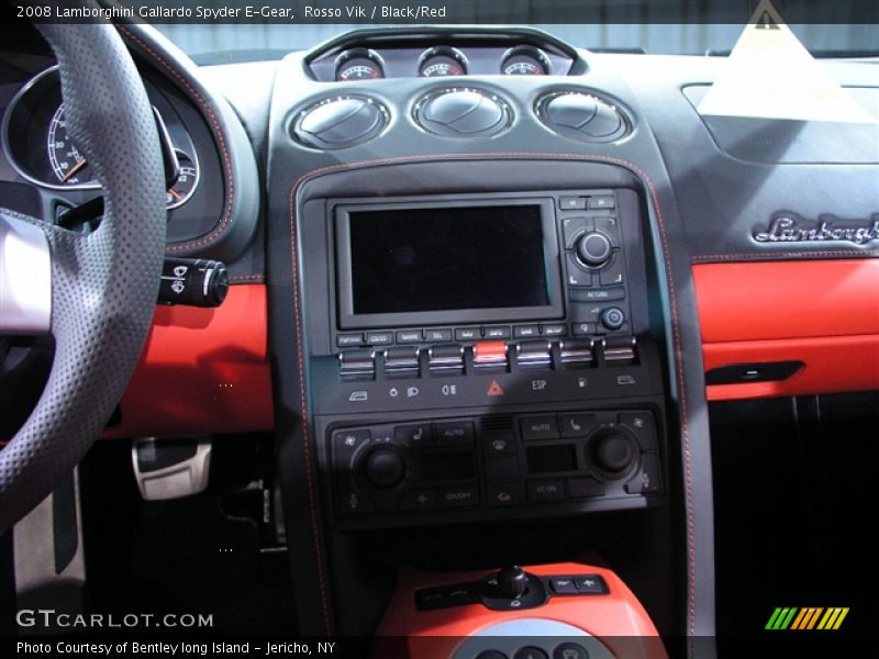Rosso Vik / Black/Red 2008 Lamborghini Gallardo Spyder E-Gear