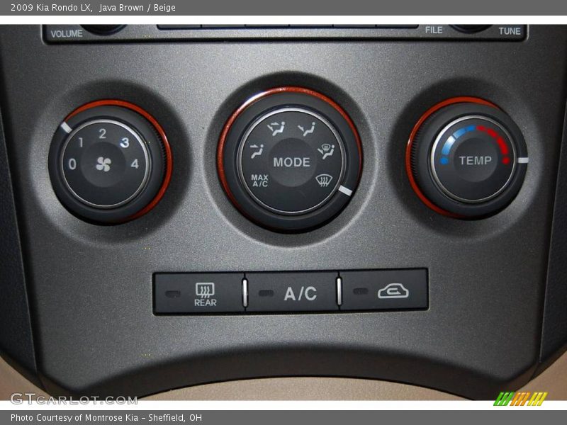 Java Brown / Beige 2009 Kia Rondo LX