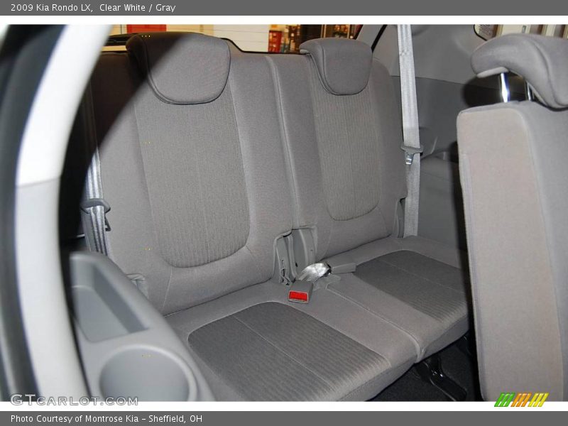 Clear White / Gray 2009 Kia Rondo LX