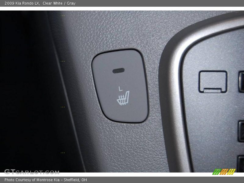 Clear White / Gray 2009 Kia Rondo LX
