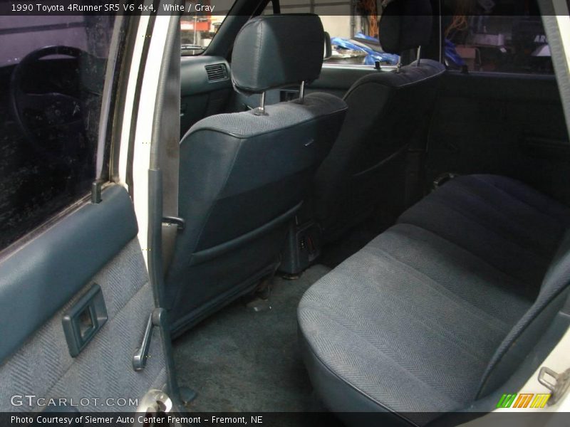 White / Gray 1990 Toyota 4Runner SR5 V6 4x4