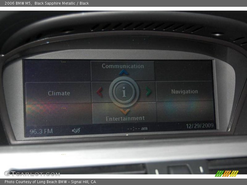 Black Sapphire Metallic / Black 2006 BMW M5