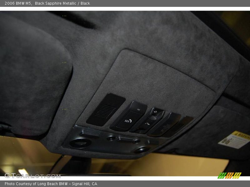 Black Sapphire Metallic / Black 2006 BMW M5