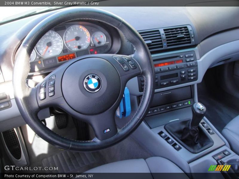 Silver Grey Metallic / Grey 2004 BMW M3 Convertible
