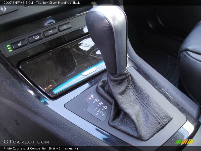 Titanium Silver Metallic / Black 2007 BMW X3 3.0si