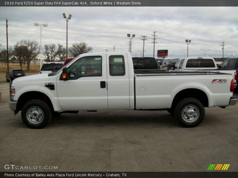 Oxford White / Medium Stone 2010 Ford F250 Super Duty FX4 SuperCab 4x4