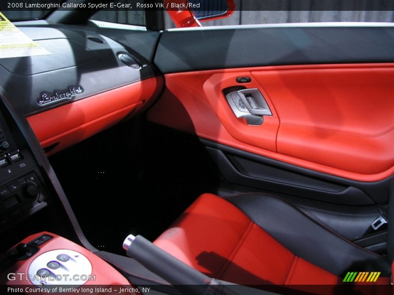 Rosso Vik / Black/Red 2008 Lamborghini Gallardo Spyder E-Gear