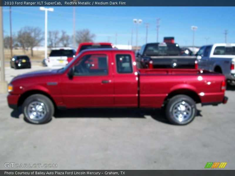 Redfire Metallic / Medium Dark Flint 2010 Ford Ranger XLT SuperCab