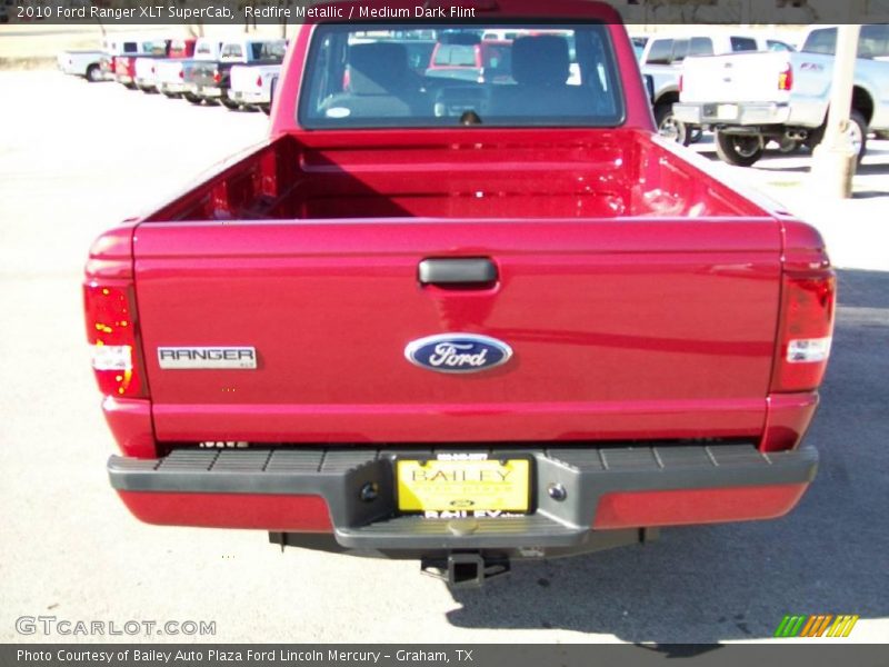 Redfire Metallic / Medium Dark Flint 2010 Ford Ranger XLT SuperCab