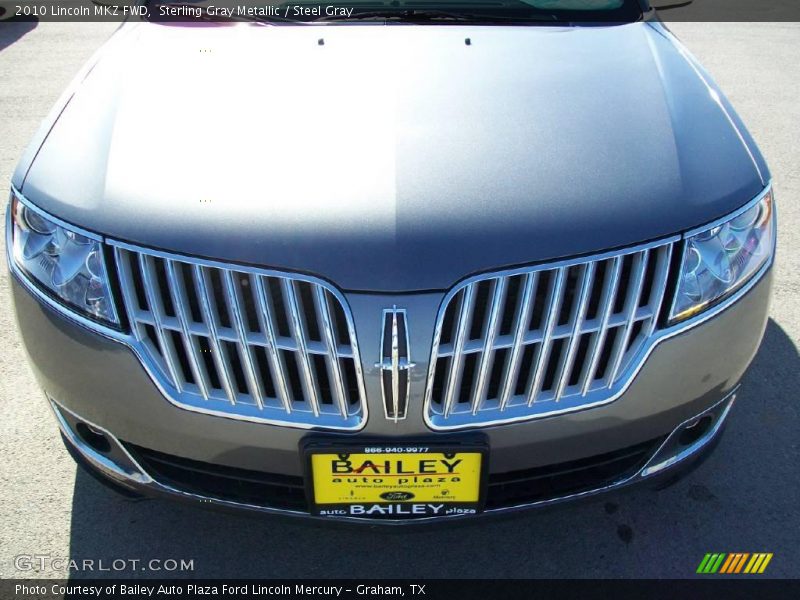 Sterling Gray Metallic / Steel Gray 2010 Lincoln MKZ FWD