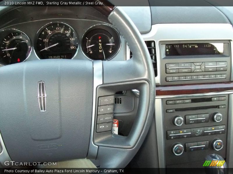 Sterling Gray Metallic / Steel Gray 2010 Lincoln MKZ FWD