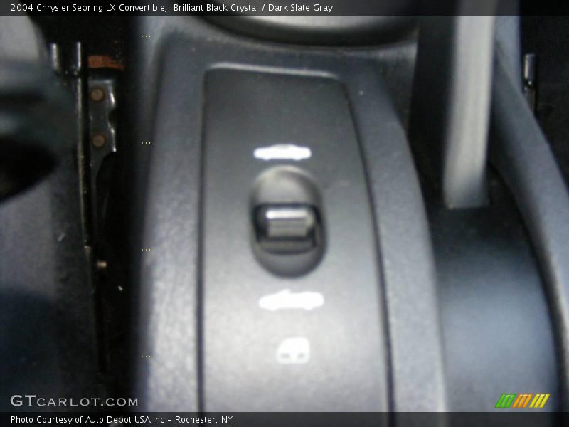 Brilliant Black Crystal / Dark Slate Gray 2004 Chrysler Sebring LX Convertible