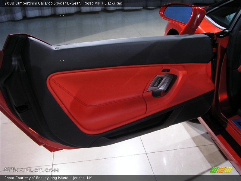 Rosso Vik / Black/Red 2008 Lamborghini Gallardo Spyder E-Gear