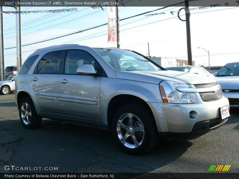 Silverstone Metallic / Light Gray 2007 Chevrolet Equinox LT AWD