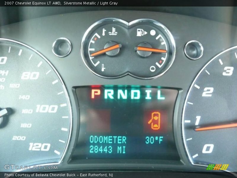 Silverstone Metallic / Light Gray 2007 Chevrolet Equinox LT AWD