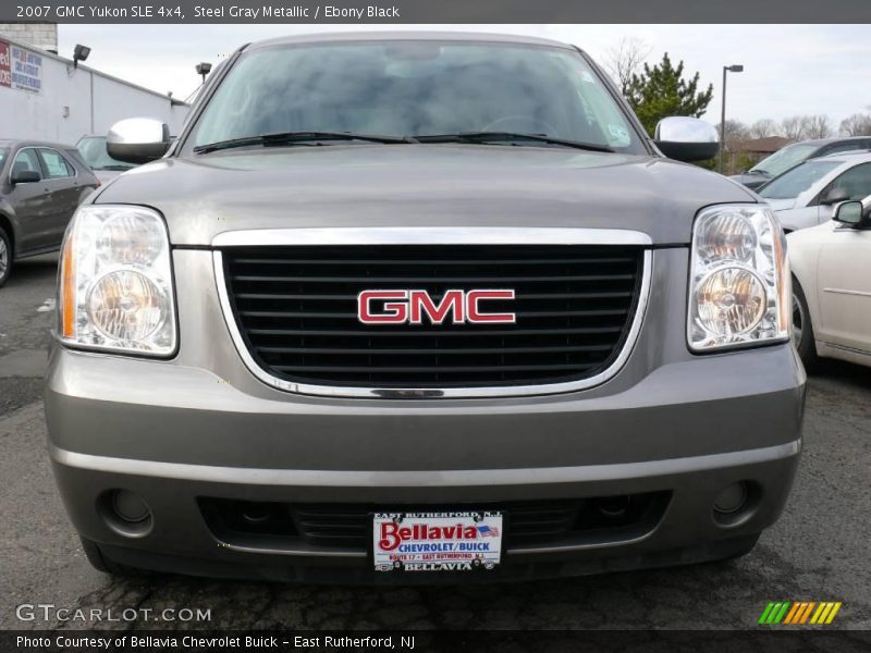 Steel Gray Metallic / Ebony Black 2007 GMC Yukon SLE 4x4