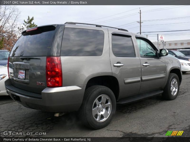 Steel Gray Metallic / Ebony Black 2007 GMC Yukon SLE 4x4