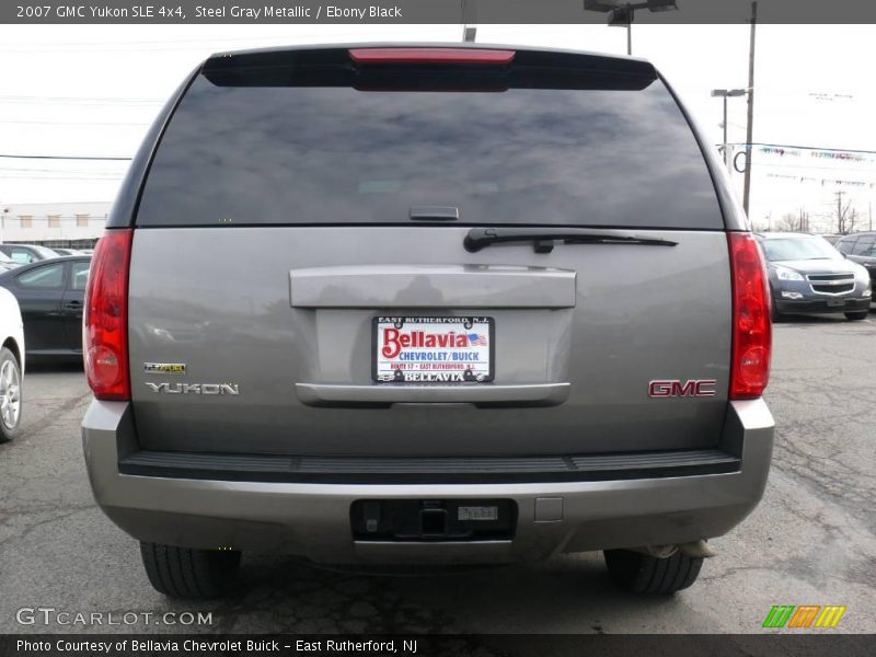 Steel Gray Metallic / Ebony Black 2007 GMC Yukon SLE 4x4