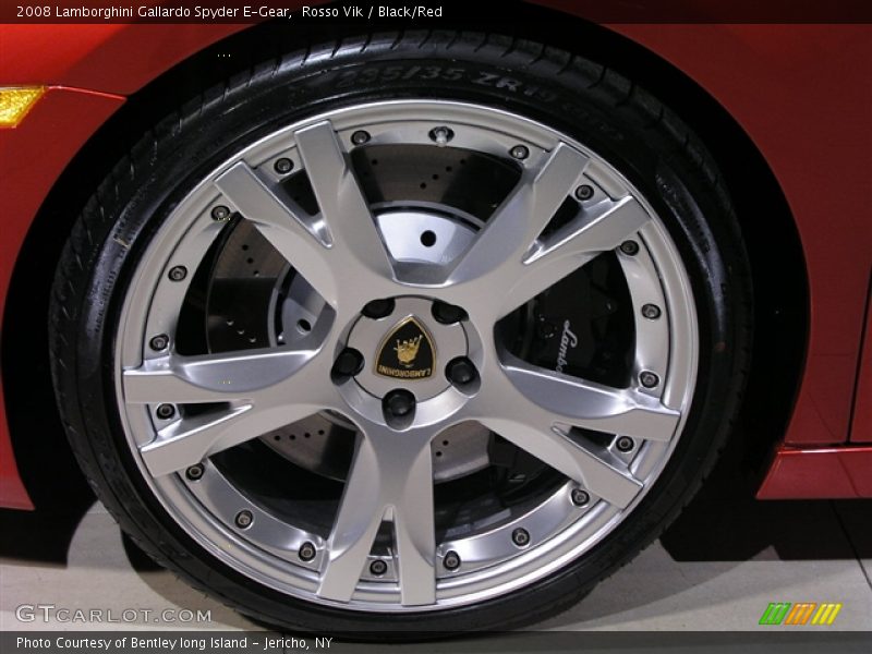 Rosso Vik / Black/Red 2008 Lamborghini Gallardo Spyder E-Gear