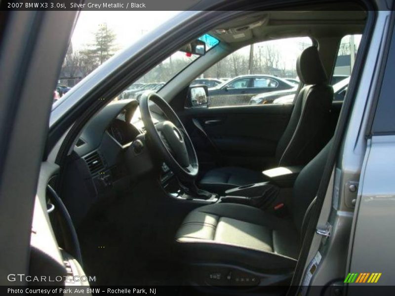 Silver Grey Metallic / Black 2007 BMW X3 3.0si