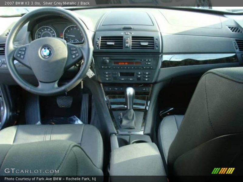 Silver Grey Metallic / Black 2007 BMW X3 3.0si