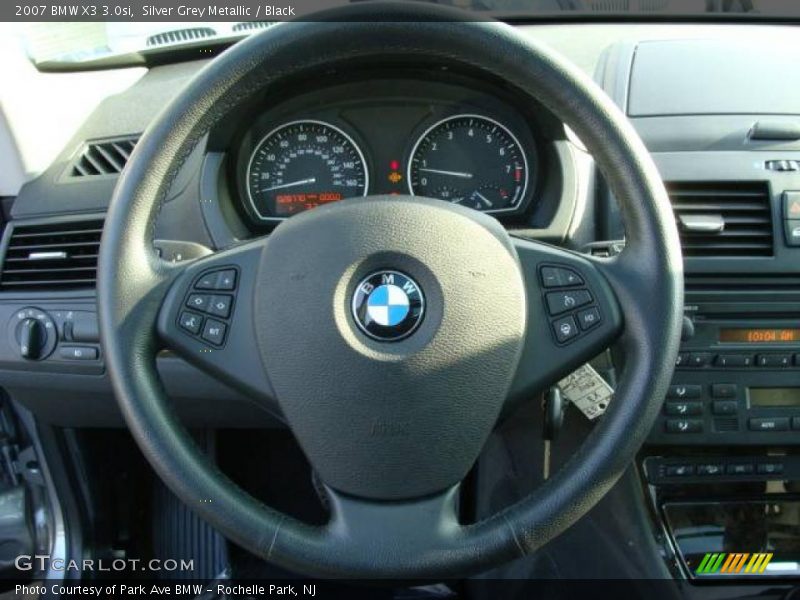 Silver Grey Metallic / Black 2007 BMW X3 3.0si