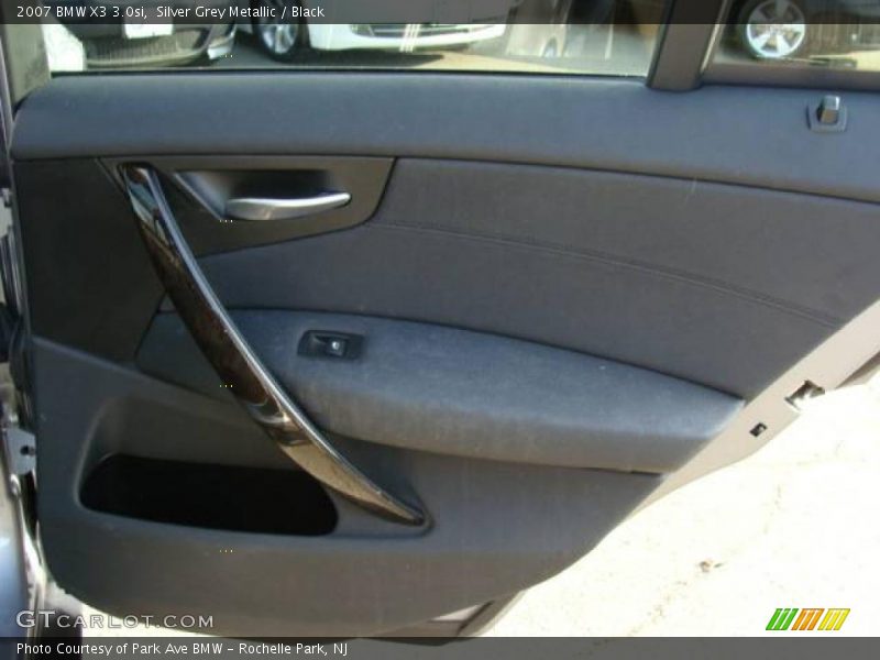 Silver Grey Metallic / Black 2007 BMW X3 3.0si