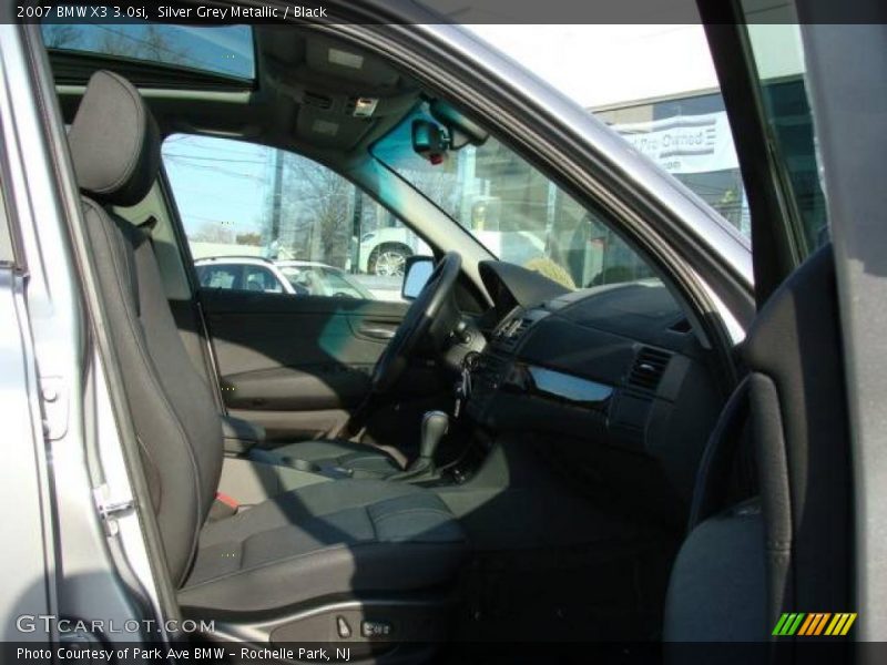 Silver Grey Metallic / Black 2007 BMW X3 3.0si