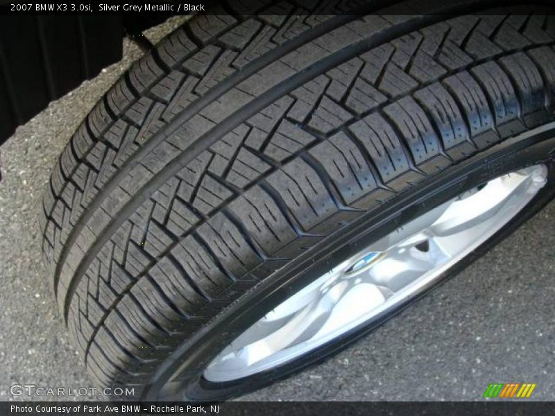 Silver Grey Metallic / Black 2007 BMW X3 3.0si