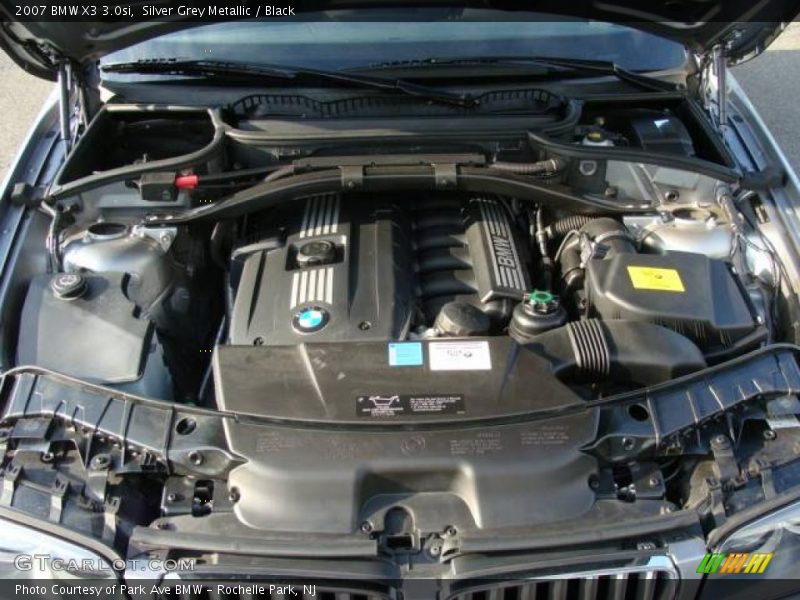 Silver Grey Metallic / Black 2007 BMW X3 3.0si