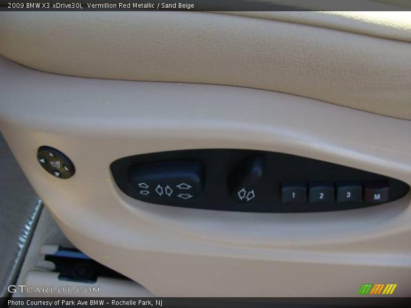 Vermillion Red Metallic / Sand Beige 2009 BMW X3 xDrive30i