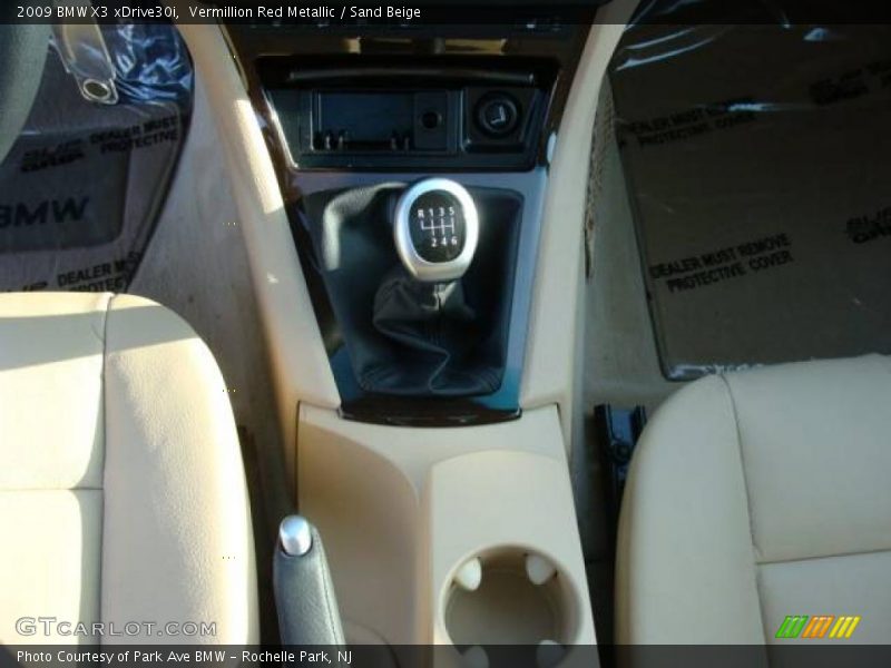 Vermillion Red Metallic / Sand Beige 2009 BMW X3 xDrive30i