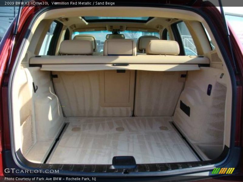 Vermillion Red Metallic / Sand Beige 2009 BMW X3 xDrive30i