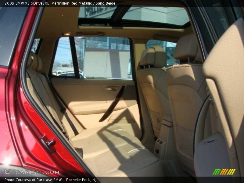 Vermillion Red Metallic / Sand Beige 2009 BMW X3 xDrive30i