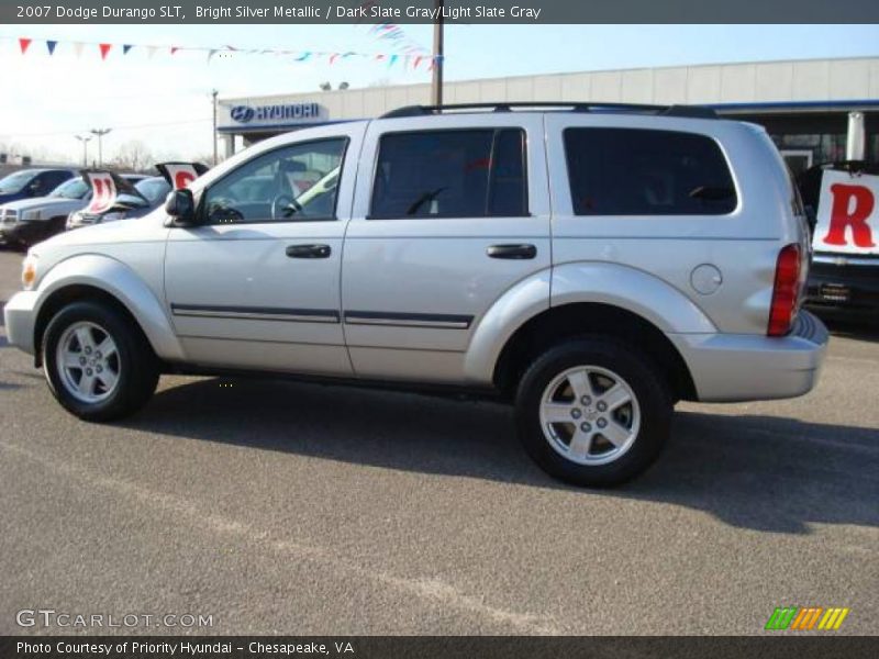 Bright Silver Metallic / Dark Slate Gray/Light Slate Gray 2007 Dodge Durango SLT
