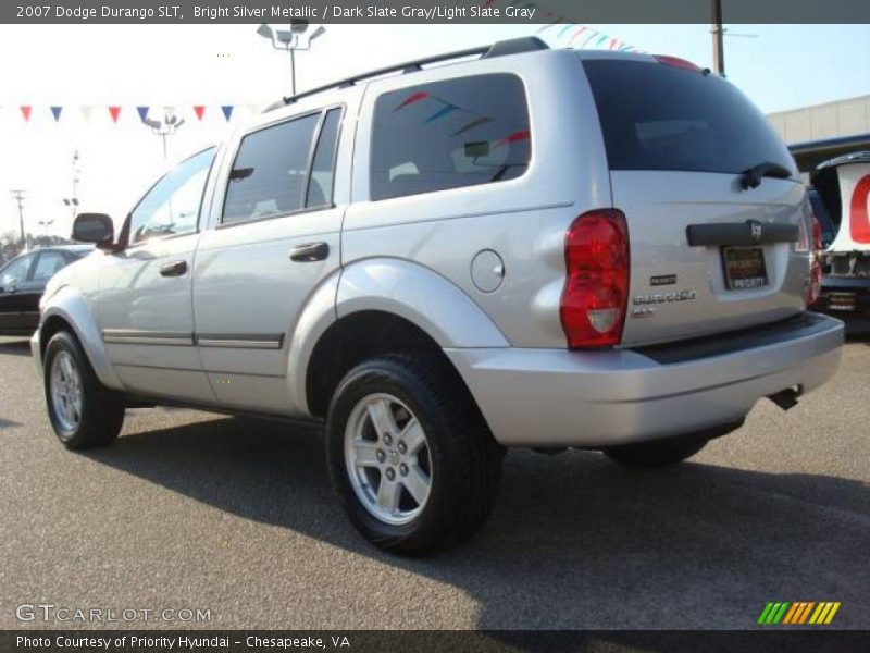 Bright Silver Metallic / Dark Slate Gray/Light Slate Gray 2007 Dodge Durango SLT
