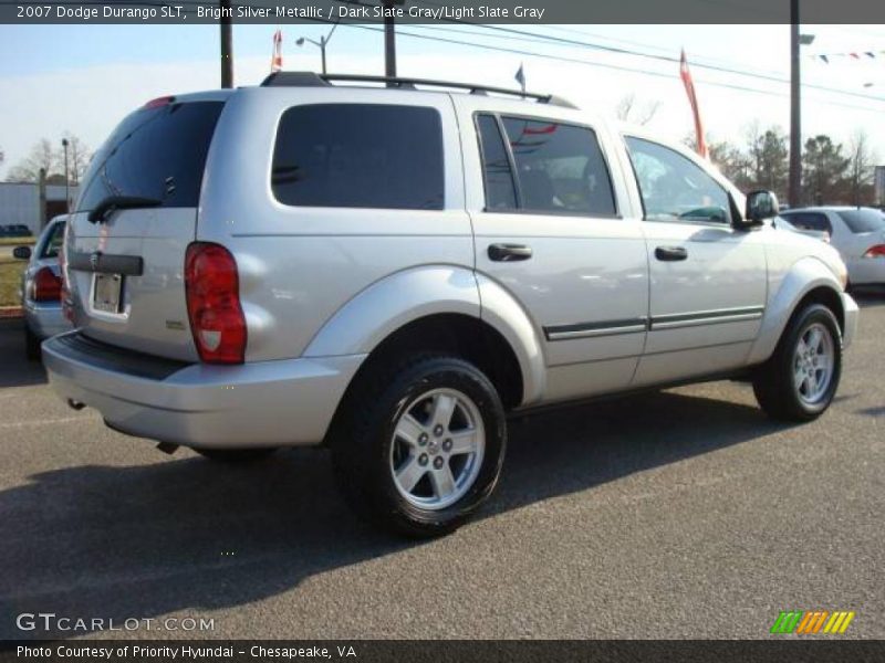 Bright Silver Metallic / Dark Slate Gray/Light Slate Gray 2007 Dodge Durango SLT
